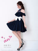 AOC-2997/Andy/an/フリルスカート/リボンベルト/キャバドレス/ワンピース/ナイトドレス/ドレス