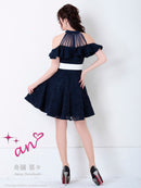 AOC-2997/Andy/an/フリルスカート/リボンベルト/キャバドレス/ワンピース/ナイトドレス/ドレス