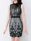 Andy|AOC-3004/ワンピース/ミニドレス/レース/リボン