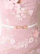 an/AOC-3042/ワンピース/タイトワンピース/キャバドレス/ベルト付き