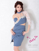 ミニドレス [an]AOC-3057/ナイトドレス/キャバドレス/ドレス/タイトドレス/ワンピース/ミニドレス