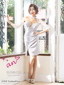 ミニドレス [an]AOC-3057/ナイトドレス/キャバドレス/ドレス/タイトドレス/ワンピース/ミニドレス