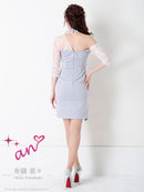 ミニドレス [an]AOC-3057/ナイトドレス/キャバドレス/ドレス/タイトドレス/ワンピース/ミニドレス