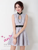 Andy|AOC-3064/ワンピース/ミニドレス/レース/ベルト付き