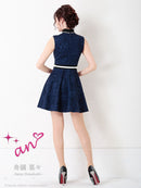 Andy|AOC-3064/ワンピース/ミニドレス/レース/ベルト付き