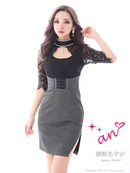 [ワンピースドレス]An|AOC-3092/ナイトドレス/キャバドレス/ドレス/ミニ