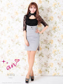 [ワンピースドレス]An|AOC-3092/ナイトドレス/キャバドレス/ドレス/ミニ