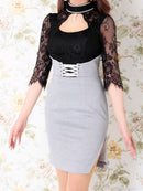 [ワンピースドレス]An|AOC-3092/ナイトドレス/キャバドレス/ドレス/ミニ