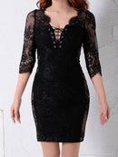 [ワンピースドレス]An|AOC-3134/ナイトドレス/キャバドレス/ドレス/ミニ