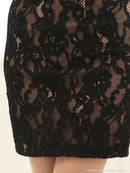 an/AOC-3237/ワンピース/ミニドレス/総レース/ベルト付き