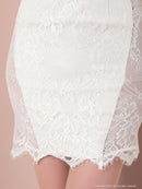 an/AOC-3278/ワンピース/ミニドレス/総レース/フリル/リボン