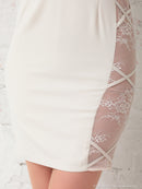 an/AOC-3291/ワンピース/ミニドレス/レース/チュール/リボン