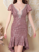 ナイトドレス/キャバドレス/ミニドレス/パーティドレス/an/AOC-3328