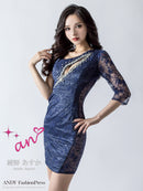 ナイトドレス/キャバドレス/ミニドレス/パーティドレス/an/AOC-3332