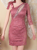 ナイトドレス/キャバドレス/ミニドレス/パーティドレス/an/AOC-3332