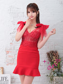 an/AOC-3354/ミニドレス/キャバドレス/リボン/タイトドレス/ワンピース