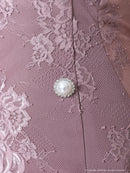 an/AOC-3415/ワンピース/ミニドレス/タイトワンピース/総レース/リボン/パールボタン