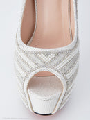 オープントゥー/パンプス/ヒール/大きいサイズ/ドレス/ドレス用シューズ/AOC-SH035