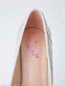 オープントゥー/パンプス/ヒール/大きいサイズ/ドレス/ドレス用シューズ/AOC-SH035