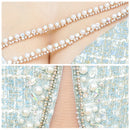 AR21846/ツイードドレス/キャバドレス/ミニドレス/ワンカラー/ドレス/ワンピース/ビジュードレス