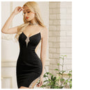 モデル ANGELR(エンジェルアール)|AR22216　ミニドレス/タイト/ノースリーブ/ビジュー/キャバドレス