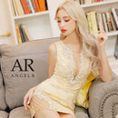 ANGELR/エンジェルアール/AR22223/ミニドレス/タイト/ノースリーブ/ビジュー/キャバドレス
