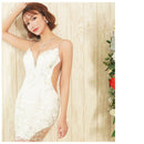 ビジュー/ミニドレス/タイトドレス/キャミドレス/調整可能/ナイトドレス/キャバドレス/AR22334