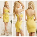 モデル ANGELR(エンジェルアール)|AR22336　ミニドレス/タイト/ノースリーブ/ビジュー/キャバドレス