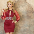 AR22806/エンジェルアール/ビジュードレス/ナイトドレス/キャバドレス/ミニドレス