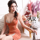 アシンメトリーショルダーバストビジュータイトミニドレスAngelR(エンジェルアール)|AR22814