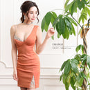 アシンメトリーショルダーバストビジュータイトミニドレスAngelR(エンジェルアール)|AR22814