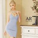 ANGELR/AR22836/エンジェルアール/キャバドレス [デコルテビジューバストフラワーレースタイトミニドレス]