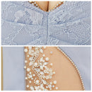 ANGELR/AR22836/エンジェルアール/キャバドレス [デコルテビジューバストフラワーレースタイトミニドレス]