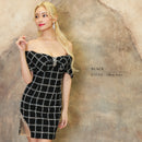 ANGELR/オフショル/ミニドレス/キャバドレス/ナイトドレス/ツイードドレス/ビジュードレス/ワンピース/AR22847