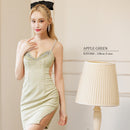 ANGELR/AR23330/エンジェルアール/キャバドレス[バストレースショルダービジューチェックタイトミニドレス]