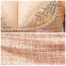 ANGELR/AR23330/エンジェルアール/キャバドレス[バストレースショルダービジューチェックタイトミニドレス]