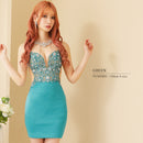 AR23341/ANGELR/エンジェルアール/ミニドレス/タイト/ノースリーブ/ビジュー/キャバドレス/キャバクラ/キャバ嬢/ar