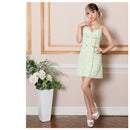 ANGELR/AR23826/エンジェルアール/ミニドレス/ツイード/キャバドレス/ダブルデザインチェックツイードフレアミニドレス