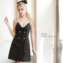 ANGELR/AR23826/エンジェルアール/ミニドレス/ツイード/キャバドレス/ダブルデザインチェックツイードフレアミニドレス