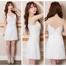 ANGELR/AR23826/エンジェルアール/ミニドレス/ツイード/キャバドレス/ダブルデザインチェックツイードフレアミニドレス