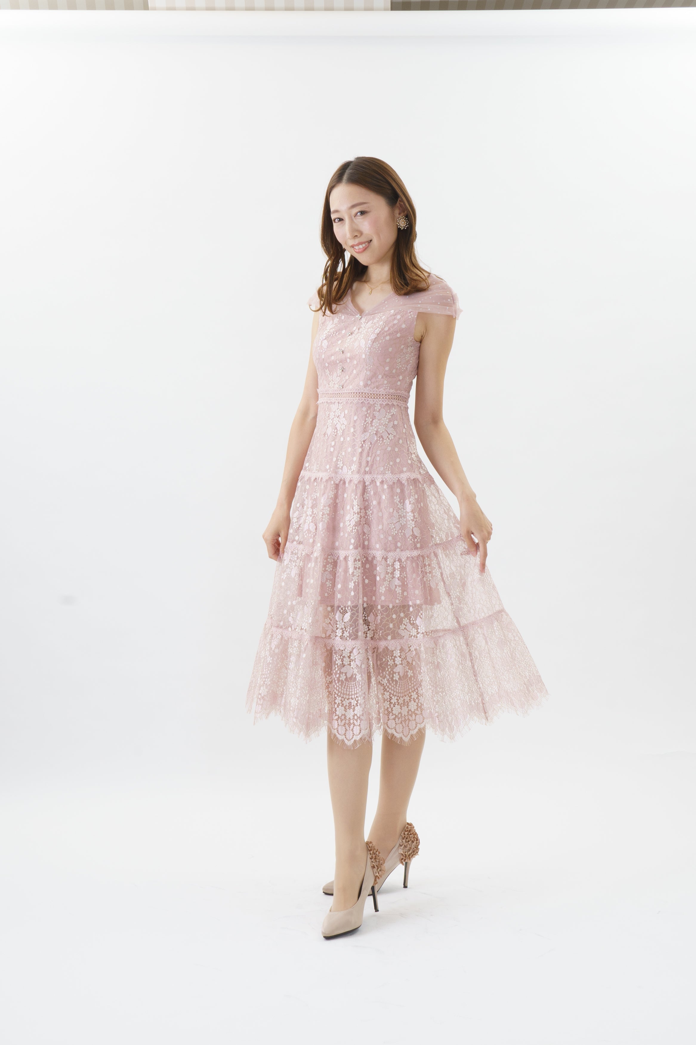 imagesize:2333x3500 ドレス Barbie Pink Dress