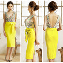 Veautt | VT04223/ナイトドレス/キャバドレス/ドレス/ミディアムドレス