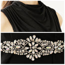 [ドレープウエストビジューVバックタイトミディアムドレス]Veautt(ヴュート)|VT05228/ナイトドレス/キャバドレス/ドレス/フォーマル/