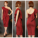 Veauut/ビュート/ドレス/ミディアム/結婚式/二次会/パーティドレス/VT07222