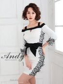 Andy/AN-OK2317/ワンピース/ミニドレス/レース/ウエストリボン