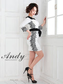 Andy/AN-OK2317/ワンピース/ミニドレス/レース/ウエストリボン