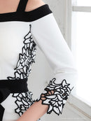 Andy/AN-OK2317/ワンピース/ミニドレス/レース/ウエストリボン