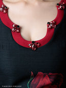 Andy/AN-OK1297/ワンピース/ミニドレス/ローズ/薔薇/プリント/タイトワンピース