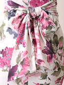 Andy/AN-OK1497/キャバドレス/プリント/花柄/長袖/袖あり/タイトワンピース