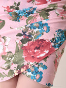 Andy/AN-OK1497/キャバドレス/プリント/花柄/長袖/袖あり/タイトワンピース